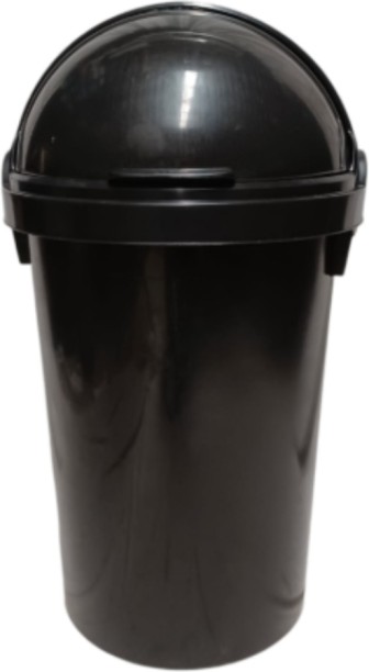 SMTE 50-Litre Black Dustbin – Durable and Spacious Waste Management Plastic Dustbin
