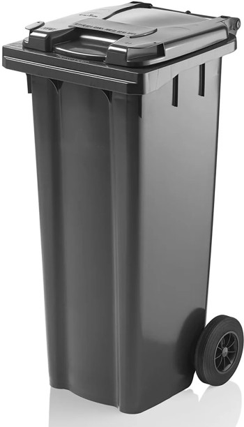 Cosave Wheelie bin 120L Plastic Dustbin