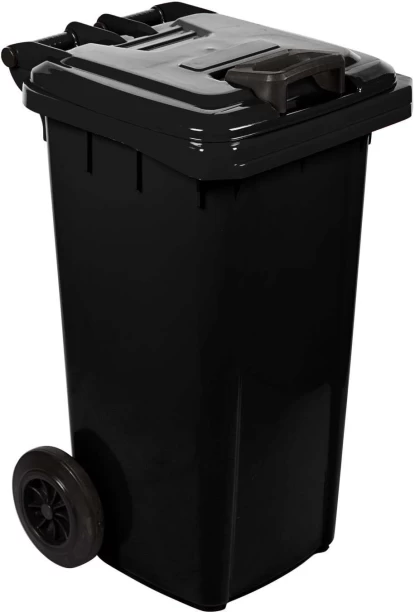 Pride 80L Wheelie Bin Plastic Dustbin