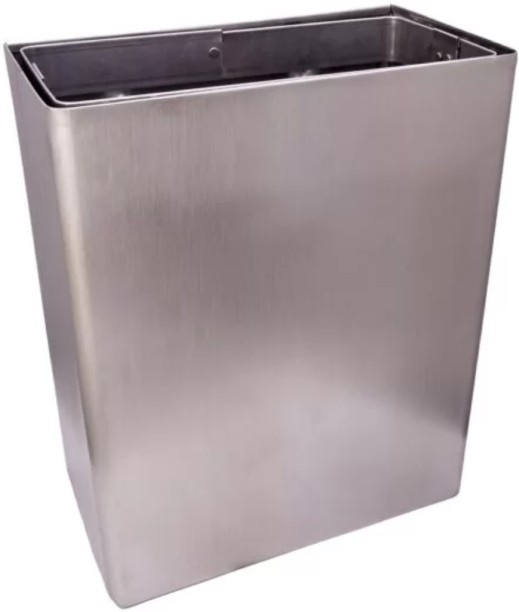 Generic Wall Mounted 24L Stainless Steel Dustbin