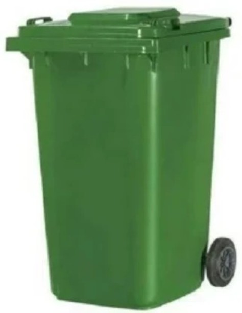 Wheelie bin Green 240lt Plastic Dustbin