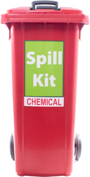 Generic Chemical Spill Kit 130L Plastic Dustbin
