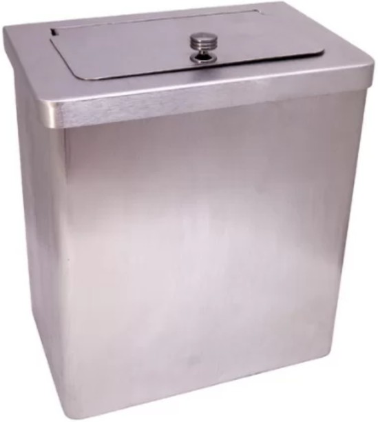 Generic Sanitary She Small Stainless Steel Dustbin