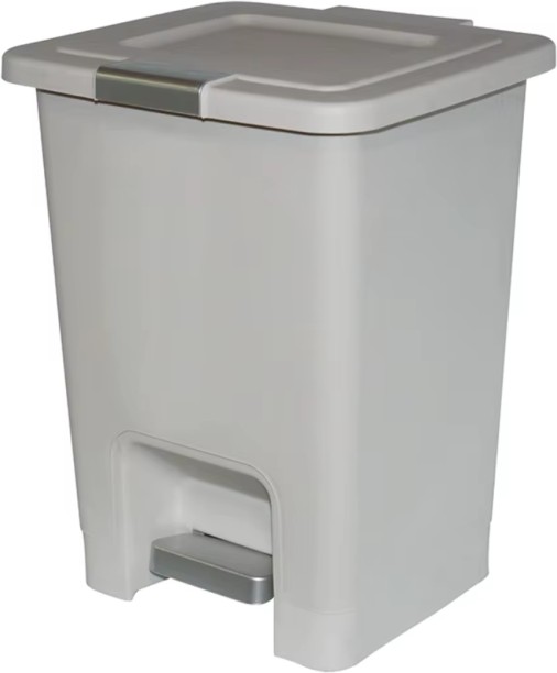 Generic 15L Foot Pedal Plastic Dustbin
