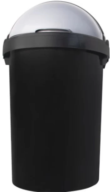 Fliptop Plastic Dustbin Black 50L Plastic Dustbin Black 50L Plastic Dustbin