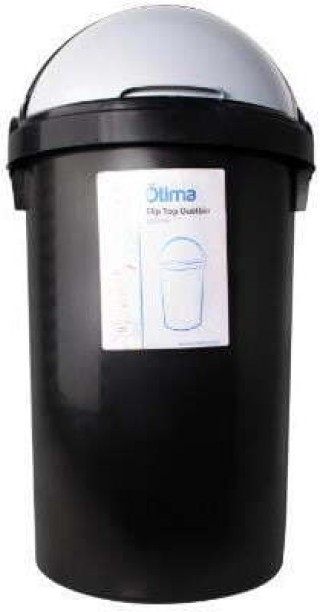 Otima Black Fliptop Dustbin 50L Plastic Dustbin