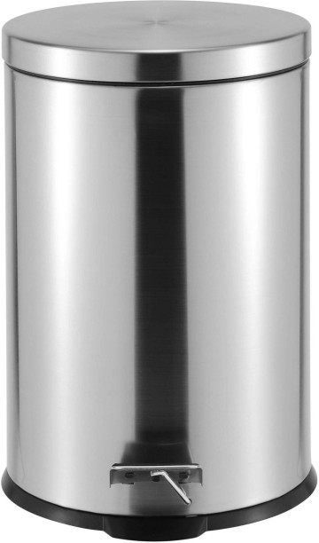 CASA Roma 20L Pedal Bin Soft Close Lid Stainless Steel Dustbin