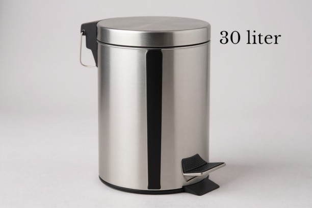 TGM Dustbin Shiny 30LT Stainless Steel Dustbin