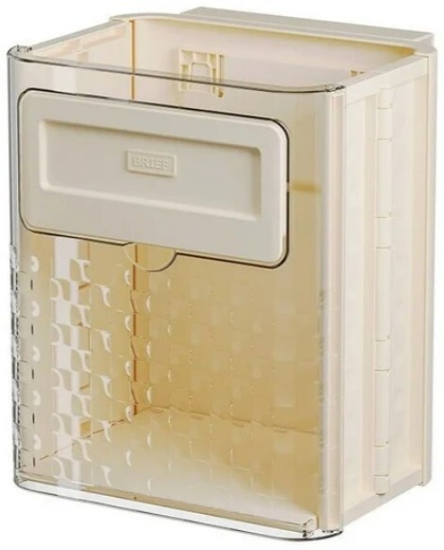 Generic Folding Wall Mounted Large Capacity Kitchen Waste Storage Bin Plastic Dustbin