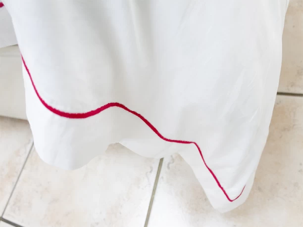 Rey's Fine Linen Oxford Satin Stitch - Premium Collection - Duvet Cover Set (6set) Double Cotton Duvet Cover