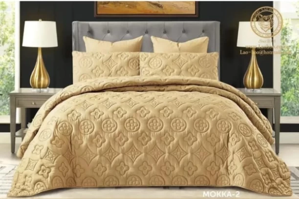 Mokka Super King Polyester Duvet Cover