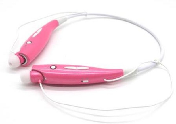 AllRing HBS-730-PNK Behind The Head Foldable Cushion padded Headband Ear Muff