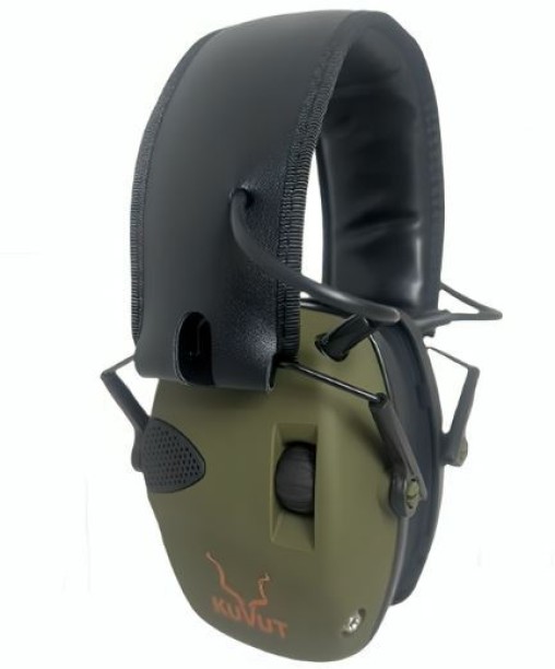 Kuvut Electronic Earmuffs Over The Head Foldable Cushion padded Headband Ear Muff