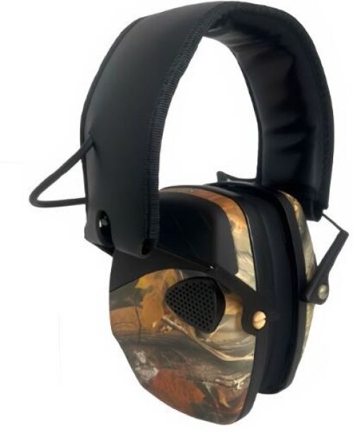 Kuvut Electronic Earmuffs Over The Head Foldable Cushion padded Headband Ear Muff