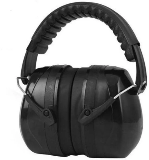 Generic Smart Active Earmuffs Noise Cancelling Headphones Ear Muffs Over The Head Foldable Cushion padded Headband Ear Muff