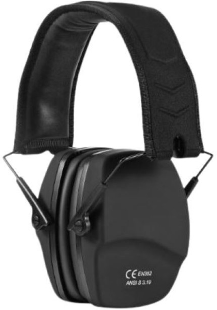 Kuvut Passive Earmuffs Over The Head Foldable Cushion padded Headband Ear Muff