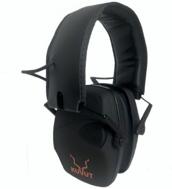 Kuvut Electronic Earmuffs Over The Head Foldable Cushion padded Headband Ear Muff