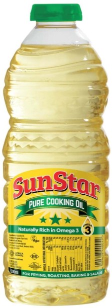 Sunstar Omega 3 Pure Cooking Oil Plastic Bottle