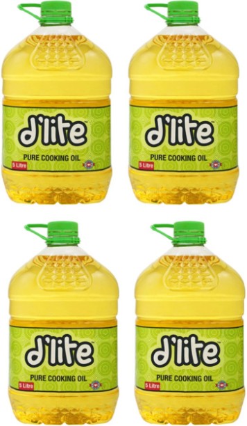 D'lite Pure Cooking Oil Cooking Oil Plastic Bottle