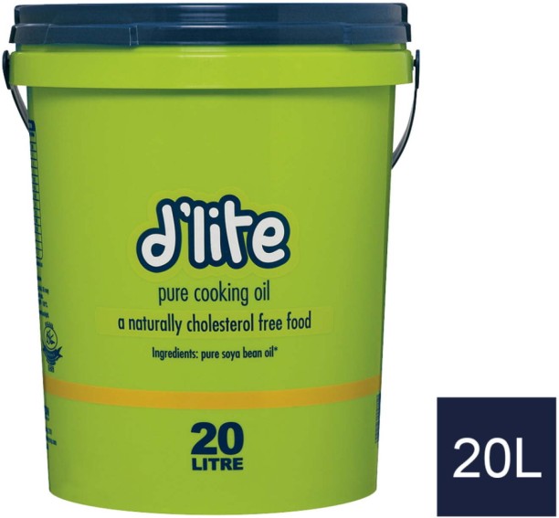 D'Lite Pure A Naturally Cholesterol Free Food Cooking Oil Plastic Bottle