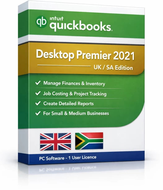 Intuit QuickBooks Desktop Premier 2021 UK/SA Edition