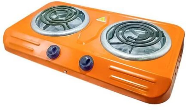 Diamond Brand 2 Plate Orange Electric Coil Stove