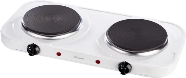 Pineware 2000W Electric Double Solid Hotplate Electric Coil Stove