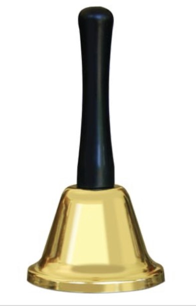 Investify Brass 5cm Service and Calling Bell bulk pack of 3 Wireless Door Chime