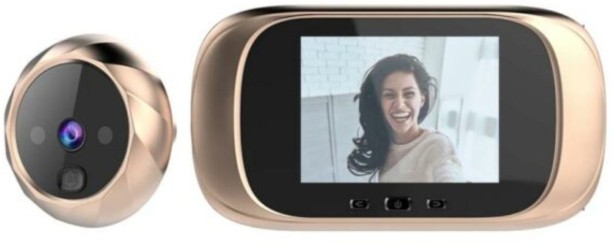 Generic JG190 2.8 inch LCD Color Screen Digital Doorbell 90 Degree Door Eye Camera Electronic Peephole Wireless Door Chime