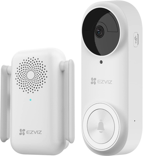 Ezviz DB2 Pro 2K+ Battery-Powered Video Doorbell Kit with Chime Wireless Door Chime