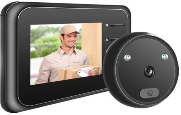 Super Electronics Digital Peephole Viewer Doorbell 2.4 inch Screen IR Night Vision Electronic Door Eye Camera Wireless Door Chime