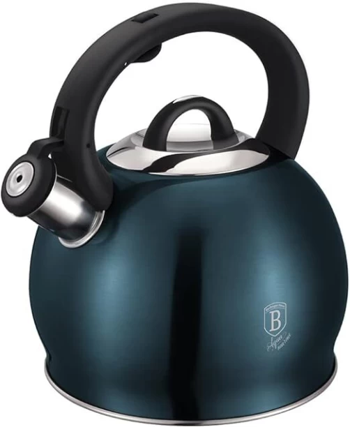 Berlinger Haus 3L Stainless Steel Whistling Kettle - Blue Beverage Maker