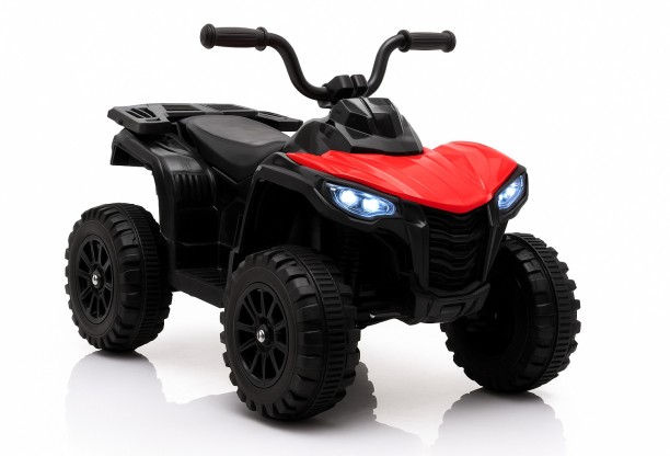 Jeronimo Red / Black Mini ATV Quad Kids Electric Ride On Motorcycle Ride On