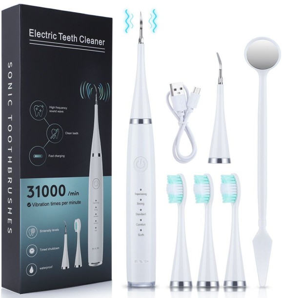 Ultrasonic Electric Teeth Cleaner And Dental Calculus Remover Kit Electric Toothbrush