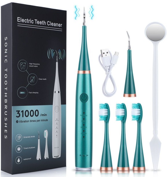 Ultrasonic Electric Teeth Cleaner And Dental Calculus Remover Kit Electric Toothbrush