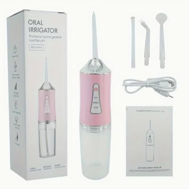 P4D 200ML Portable Rechargeable Oral Irrigator/Flosser Electric Toothbrush