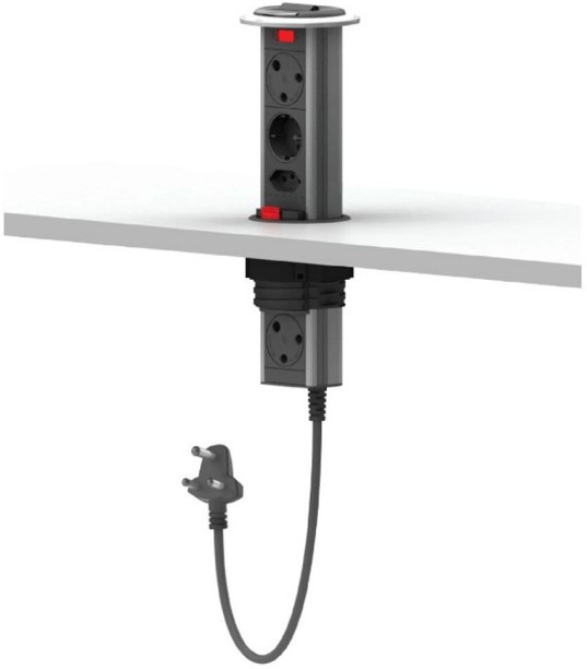 Powerlogic MK1.1 Pull up Multiplug 15 A M Socket