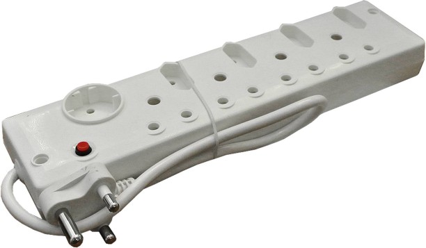 Alphacell Multiplug - 9 way no switch with overload 1  Socket Extension Boards