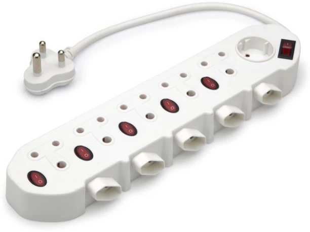 SMTE 11 Way Multi Plug Power Adaptor 11  Socket Extension Boards