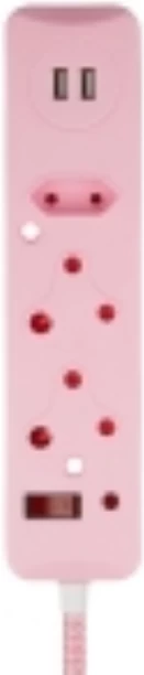 SWITCHED USB Ports, Surge & Overload Protection Three Pin Plug