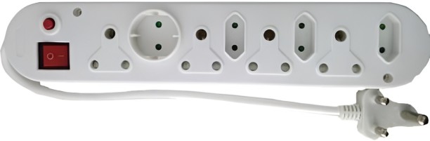 SMTE Electrix 8 Way Multiplug Three Pin Plug