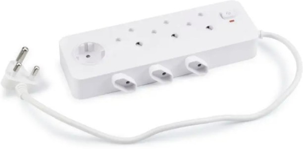 EverythingMART 7 Way Multiplug Socket with Switch (Pack of 3) Three Pin Plug