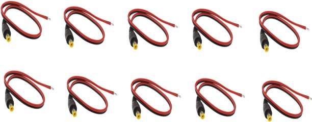 DW DC Lead Male Plug 12v Pack Of 10 Power Plug