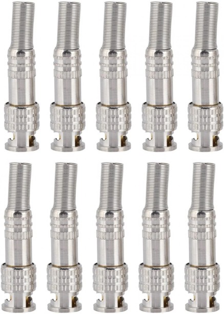 DW BNC Connector Jack For Cctv Cameras Pack Of 10 Power Plug