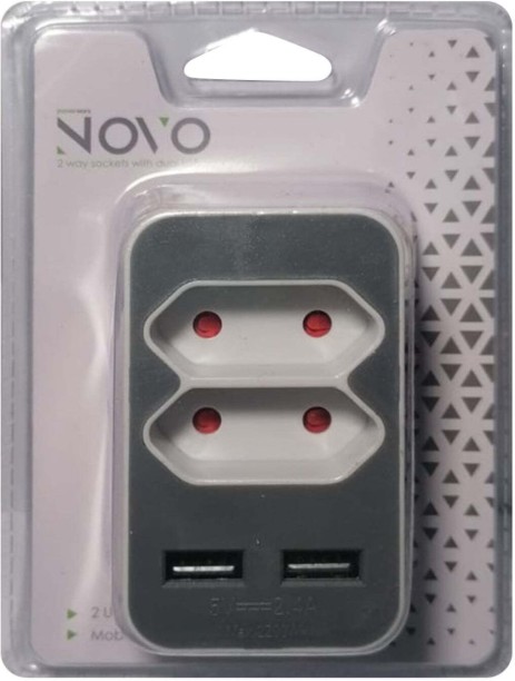 Powerworx Novo Usb Euro Adaptor Two Pin Plug