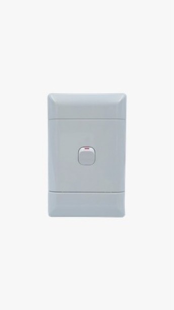 NUR NEU 4x2 1 Lever 1 Way Single Lever Light Switch 16 A Manual  Electrical Switch