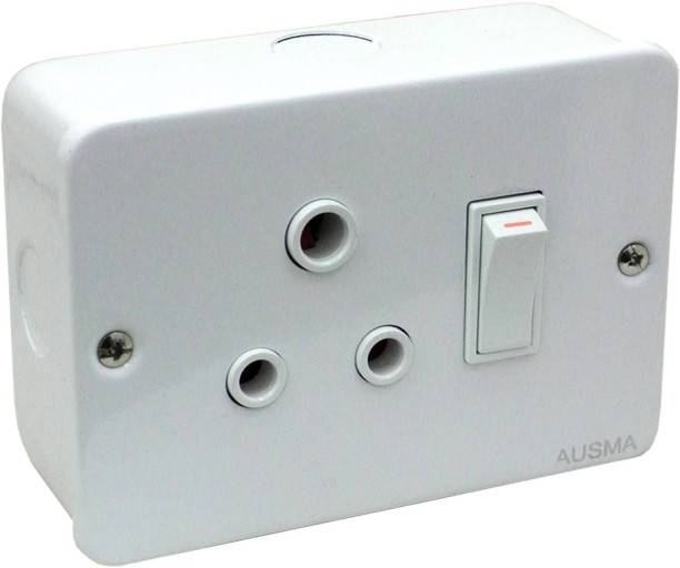 Alphacell Switch industrial wall socket plugsingle (white) 16 A Manual  Electrical Switch