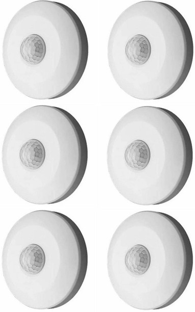 Royal Emperor 6Packs 360° Wide-Angle PIR Motion Sensor Surface Mount Passive Infrared Motion Sensor 6 3 A Automatic  Electrical Switch