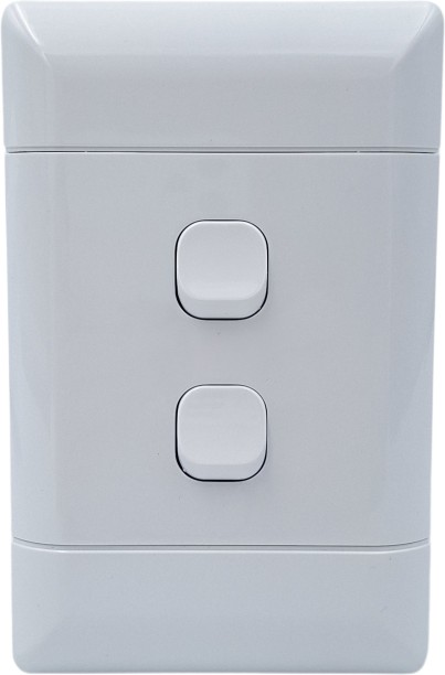 NUR NEU 4x2 -2 Lever 1 Way Light Switch 16 A Manual  Electrical Switch