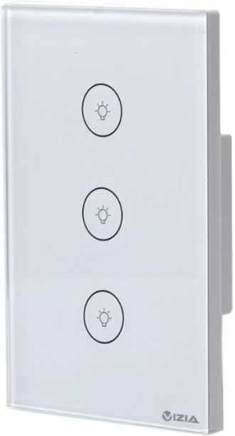 Vizia Smart Wi-Fi Light Switch 3 Gang (Google Home/Amazon Alexa) 10 A Smart  Electrical Switch